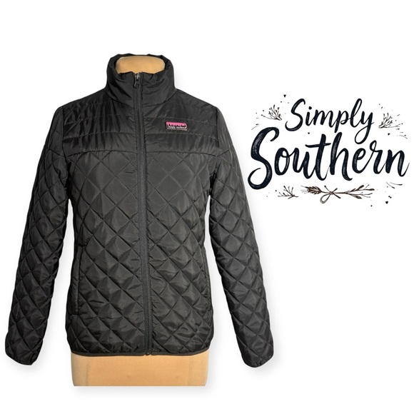 Simply Southern Black lightweight quilted jacket Women’s size Small - Picture 1 of 6